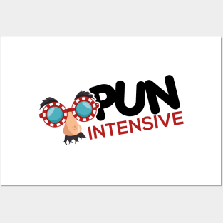 Pun Intensive Logo Posters and Art